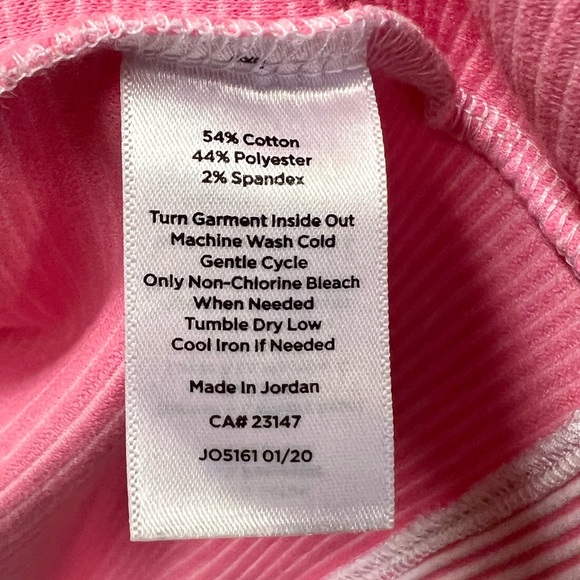 Talbots Pink Striped Knit Dress 16W - Picture 4 of 16